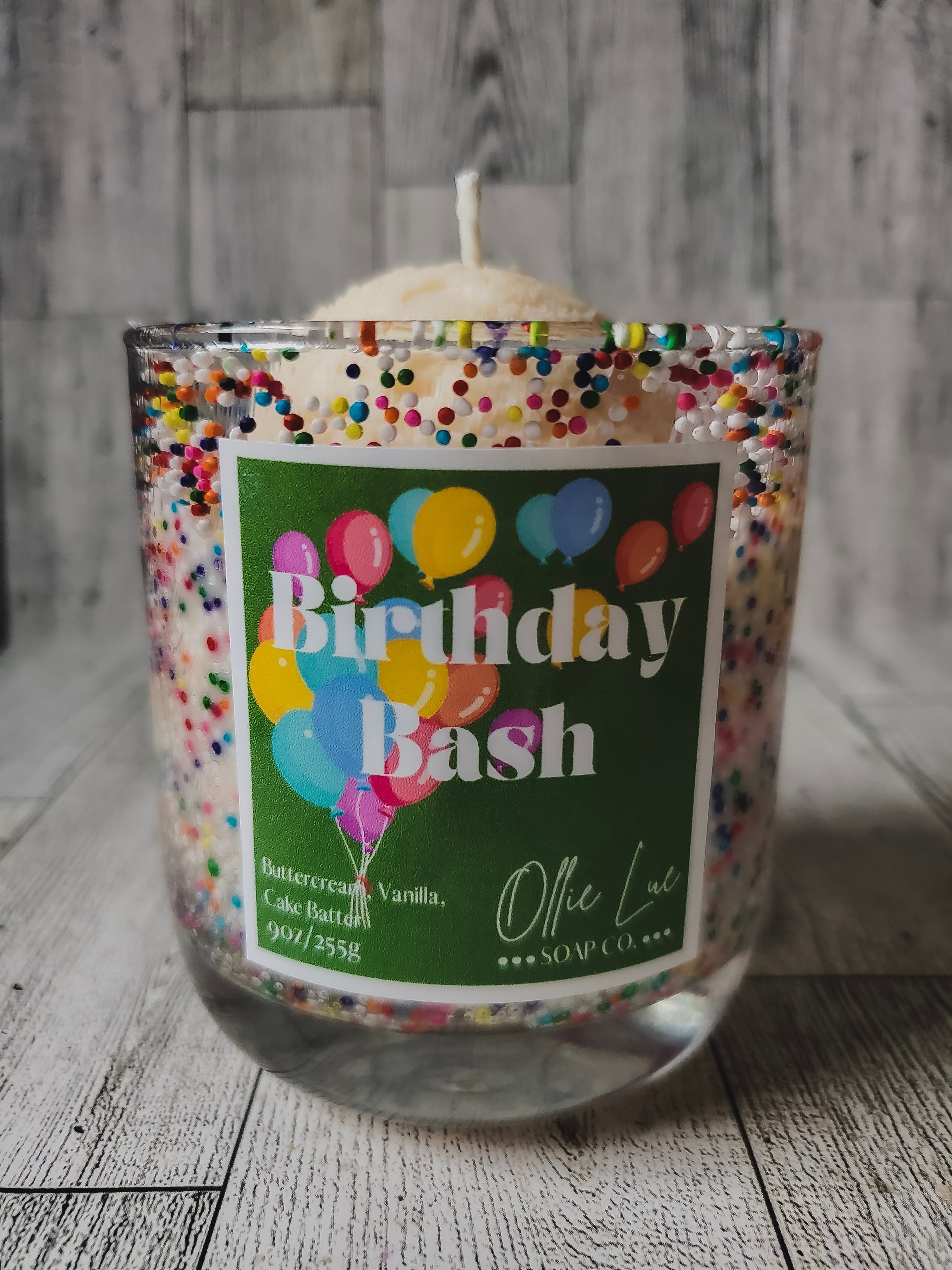 Birthday Bash Artisan Candle Ollie Lue Soap Co. LLC