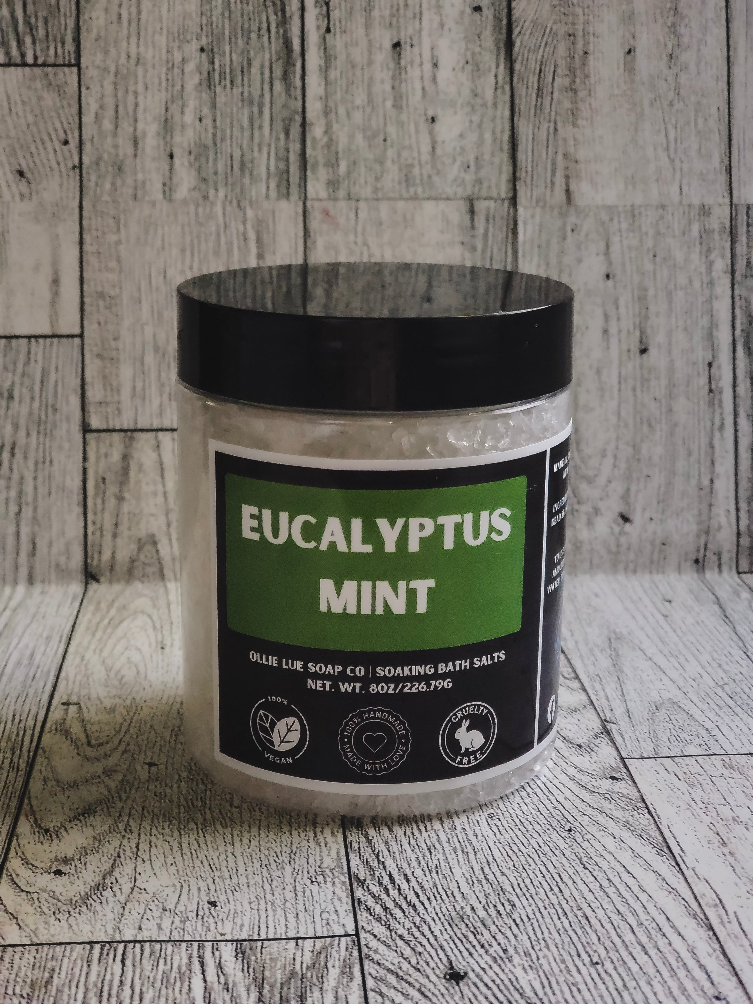 Eucalyptus Mint Soaking Bath Salts Ollie Lue Soap Co Llc 9641